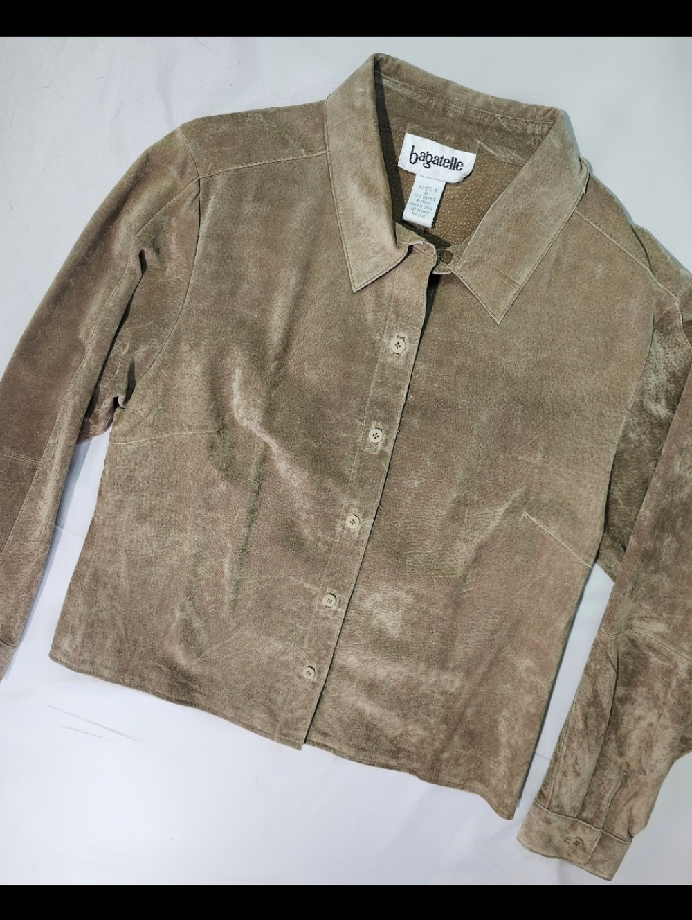bagatelle Waist Leather Jacket - Picture 2 of 5